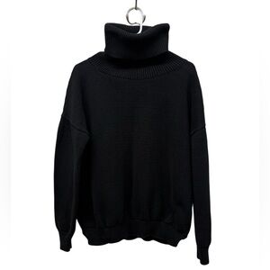 Emerson Fry Classic Black Turtleneck Sweater